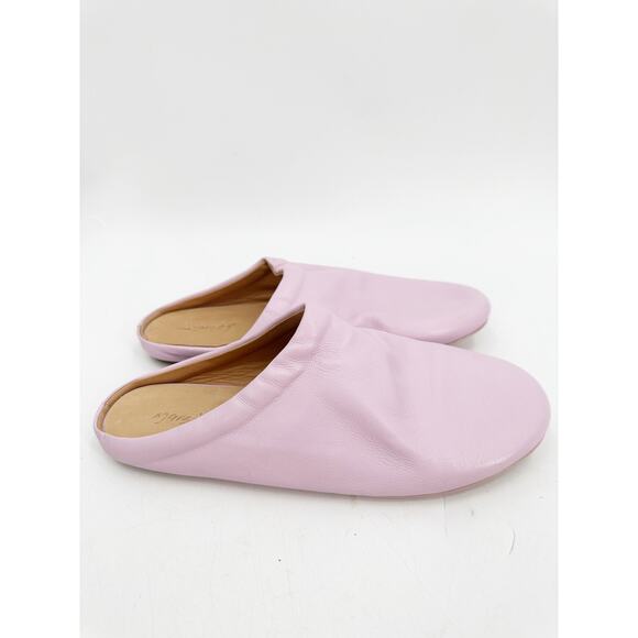 Marsèll Slip On Leather Mules Pink Purple Lavender 38.5 NEW - Picture 1 of 6